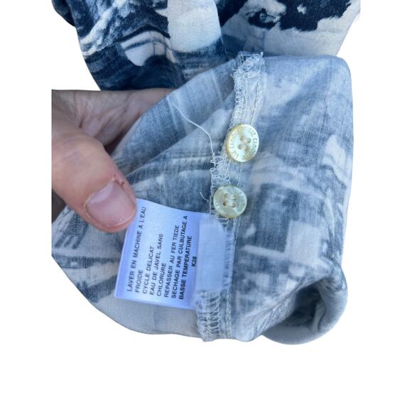 Fryday Club Men's Vintage 80s Hawaiian Shirt Short Sleeve Bird Print Size LARGE - Picture 8 of 8